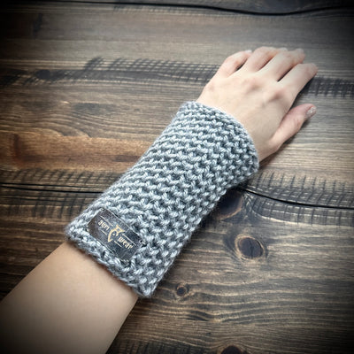 IMPERIAL Silver Grey "Stormtrooper" Wrist Warmers