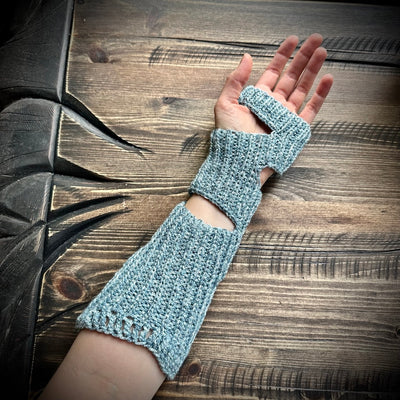 Dune Sparkling Icy Blue "Eärendil" Arm Warmers