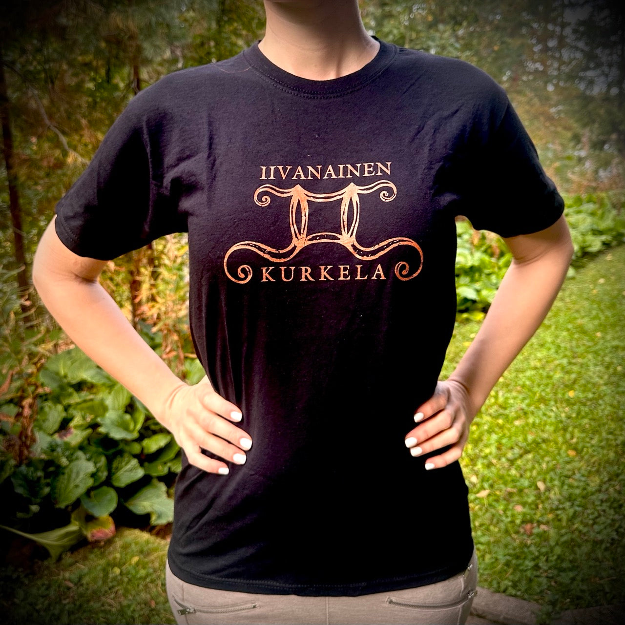 IIVANAINEN KURKELA GEMINI T-SHIRT ( UNISEX )  BLACK